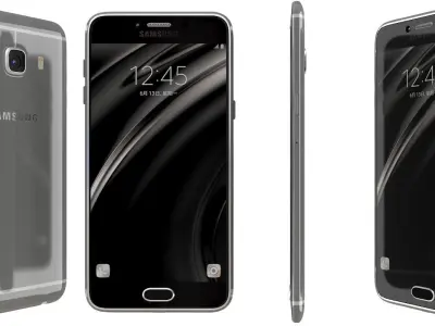 Samsung Galaxy C5 Gray 3D model