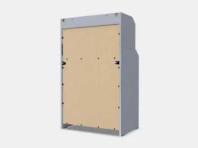 HAUGA Cabinet with 2 doors Low-poly 3D model