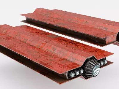 Lightweight space transporter 3D model