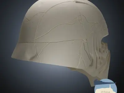 Star Wars Kylo Ren Reforged Version 3D Helmet  Files 3D print model