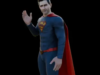 Superman from Superman And Lois CW 3D model