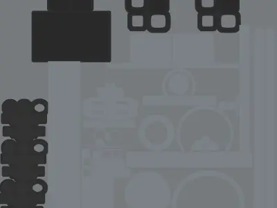 A collection of Traffic Lights - Set I Low-poly 3D model