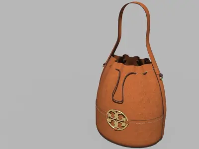 Tory Burch Bucket Bag Low-poly 3D model