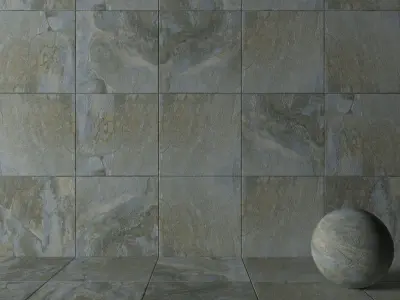 Stone Wall Tiles Key Stone Blue 80x80 Texture