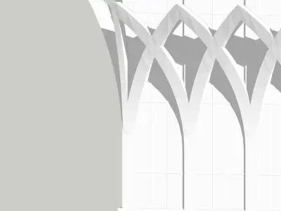 Union Properties Tower Low-poly 3D model