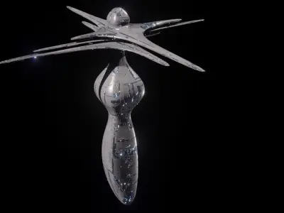 Alien Spacebase 3D model