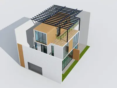 Modern House 13 3D model