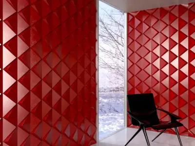 wall panel 027 AM147 3D model