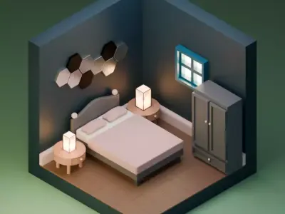 SIMPLE ROOM 3D model