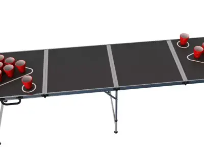 Beer Pong Table 3D model