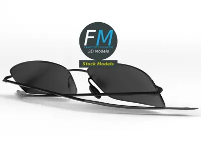 Sunglasses full frame 3D model