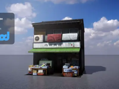 Japanese Store 0036 3D model