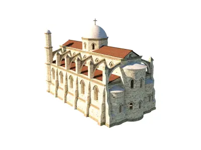 St George of the Greeks Cathedral Reconstruction 3D model