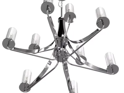 Progress Lighting Riley chandelier 3D model