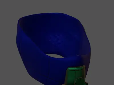 Gas mask helmet 3d model scifi Low-poly  Low-poly 3D model