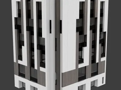 RESIDENTIAL BUILDING NO68 A 3D model