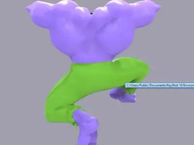 THE INFRAGGABLE KRUNK-JUSTICE FRIENDS-PARTS AND COMPLETE 3D print model