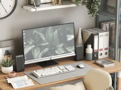 Office workplace 115 3D model