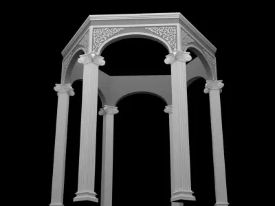 Mandap Dome 3D model