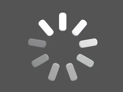 Loading Symbol v2 001 Low-poly 3D model