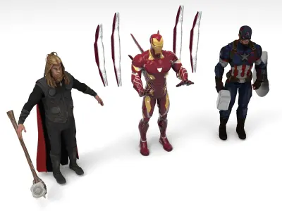 Avengers Endgame 3D model