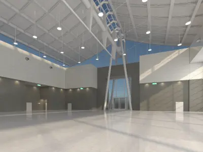 Exhibition Center 3D model