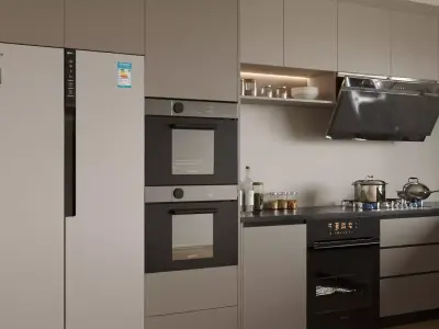 Italian style kitchen 3D model