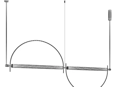 Arc Pendant Light 3D model
