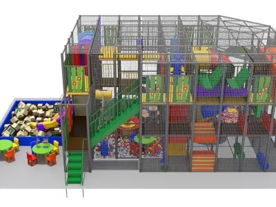 Indoor Playground 3D model