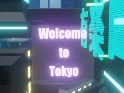 Neo Tokyo Free 3D model