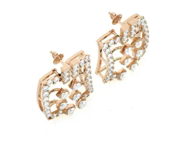 Light wt Pendant Earrings Set 3dm stl obj mtl gltf glb renders  3D print model