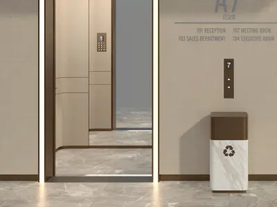 Elevator zone 3D model
