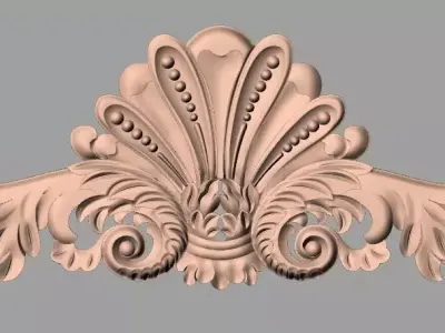 Artcam 3D relief STL models for CNC woodworking E127 3D model