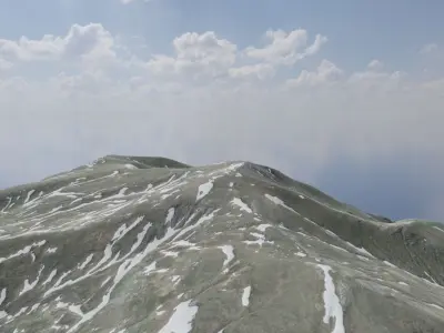 Mountain landscape 3D model buy
