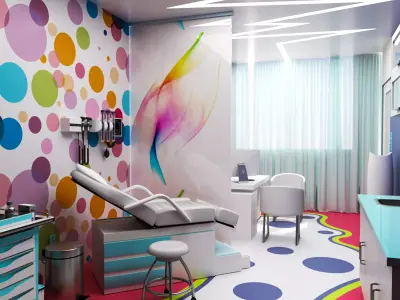 MEDICAL SPACES-DOCTOR OFFICE-PEDIATRIC CLINIC 3D model