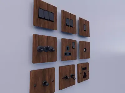 Switch and Outlet Collection-A6 3D model