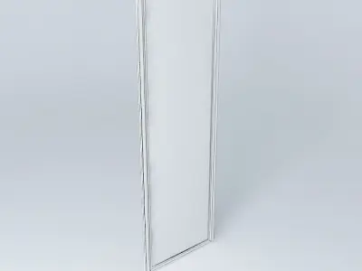 Pivoting door glass Free 3D model
