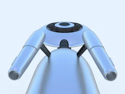 SciFi Spaceship StarTrek Inspired  3D model