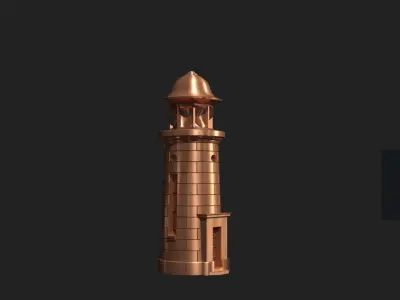 Mangalia Old Lighthouse 3D print model