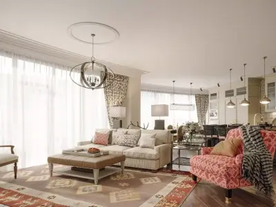 Nice Little Living Room No1 3D model