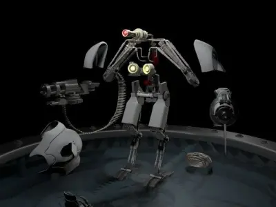 Unpredictable Robot 3D model