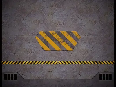 PBR Sci-Fi Texture Pack 04 Low-poly 3D model