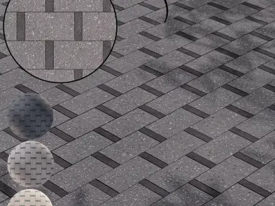 Terrazzo Exterior Tiles 01 - Seamless Texture