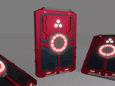 Sci-Fi card 3D model