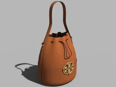 Tory Burch Bucket Bag Low-poly 3D model