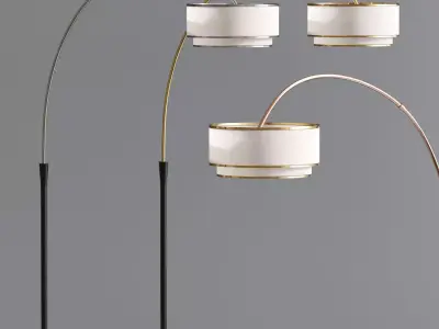 Carson Carrington Flam 81-inch Arch Floor Lamp 3D model