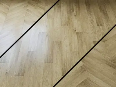 Quartz-vinyl tile of Alpine Floor Ultra ECO5-4 Vanilla Oak 3D model