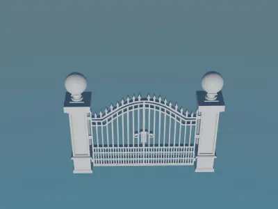 Medieval Castle Gate 3D print model order