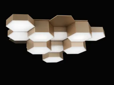 75012x Favo Lightstar Ceiling Lamp 3D model