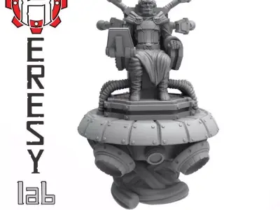 Heresylab - Inquisitor on Throne 3D print model